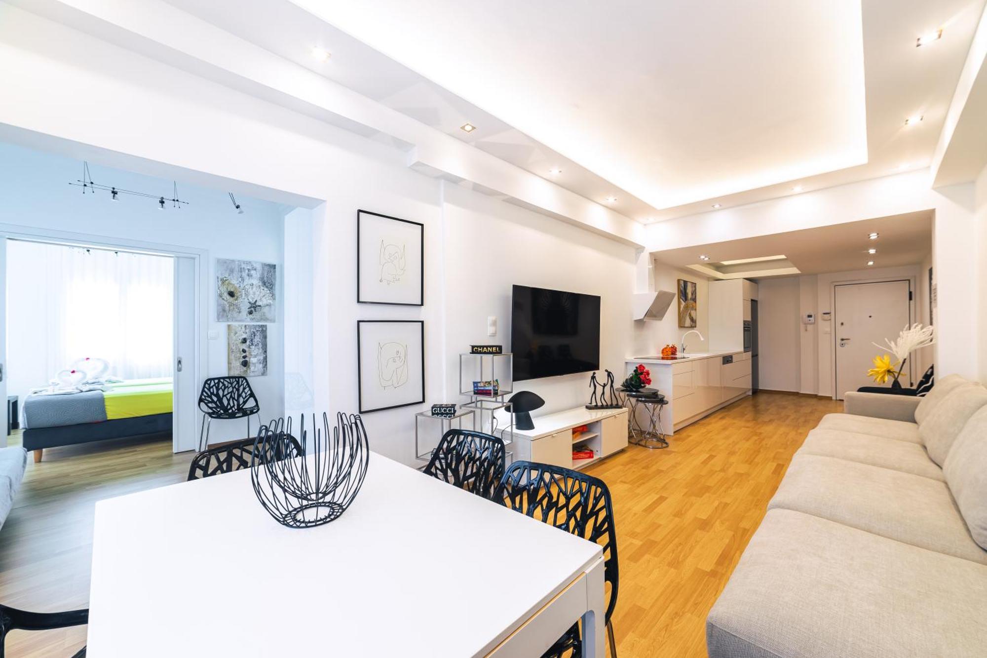 Ferienwohnung D9 Center Of Glyfada Athen Exterior foto
